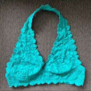Free People - Galloon Lace Halter Bralette